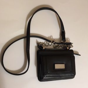 Black crossbody purse
